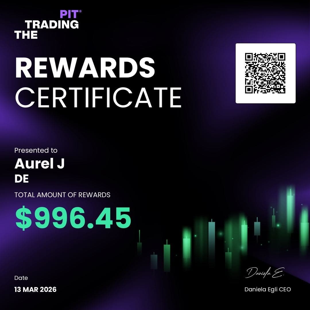 The Trading Pit Rewards Zertifikat