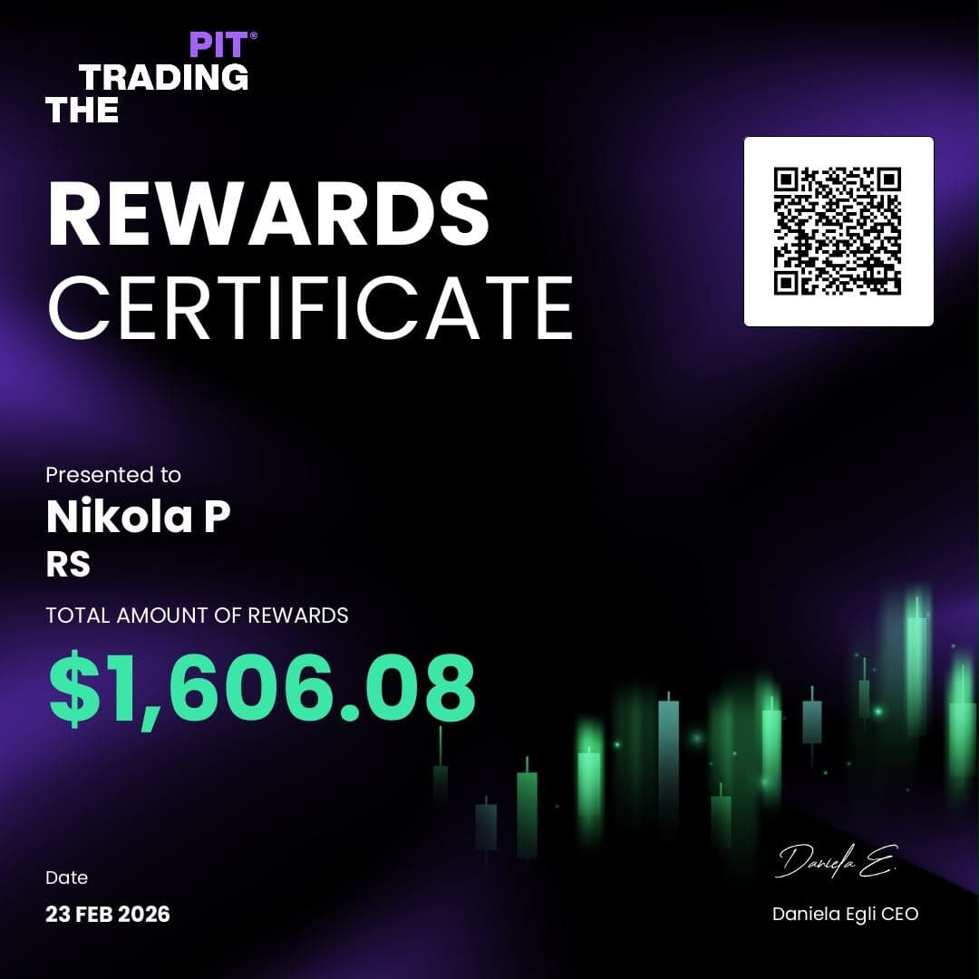 The Trading Pit Rewards Zertifikat